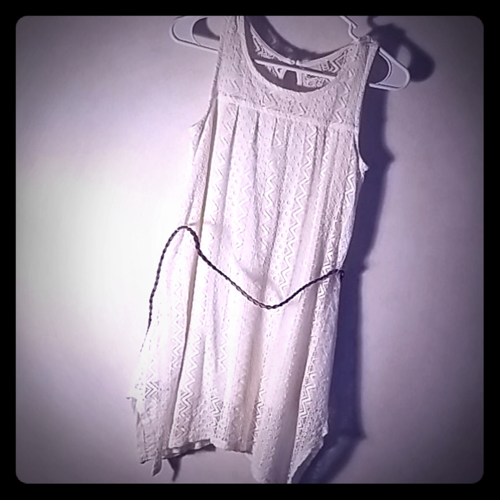 Cream lace dress